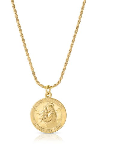 Joy Dravecky Gold-Filled Saint Anthony Necklace - Gabrielle's Biloxi