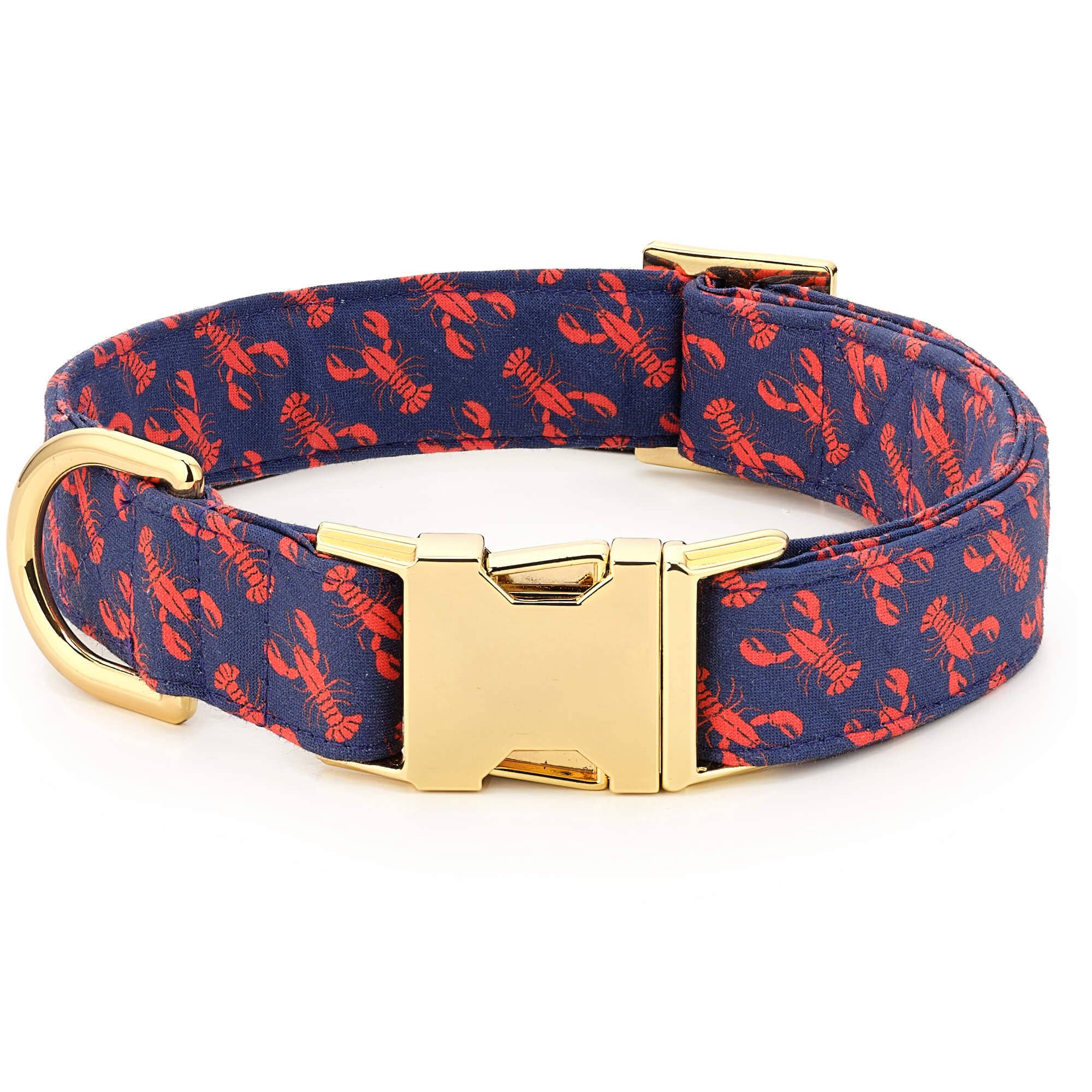 Catch of the Day Navy Dog Collar - Gabrielle's Biloxi