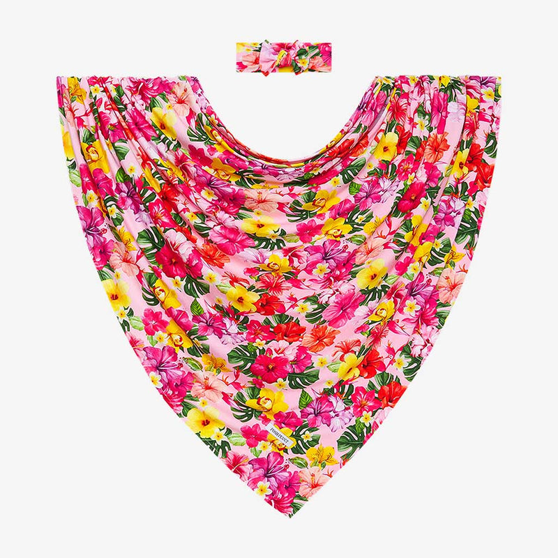 Posh Peanut Malana Infant Swaddle and Headwrap Set - Gabrielle&