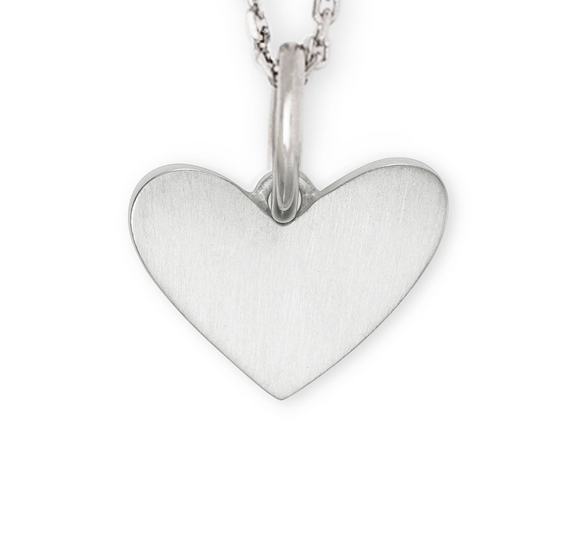 Kendra Scott Ari Heart Necklace - Sterling Silver - Gabrielle&