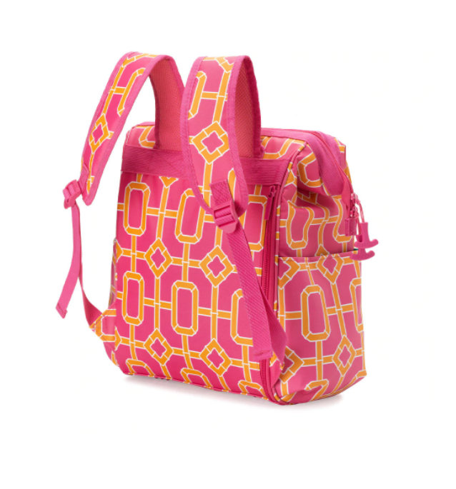 Swig Packi Backpack Cooler - Pink Bamboo - Gabrielle&