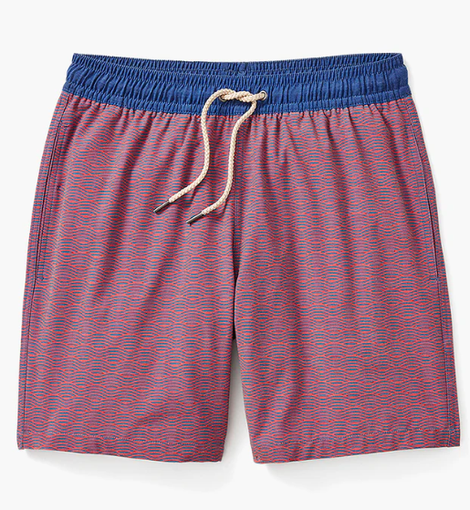 Fair Harbor The Bayberry Trunk- Red Waves - Gabrielle's Biloxi