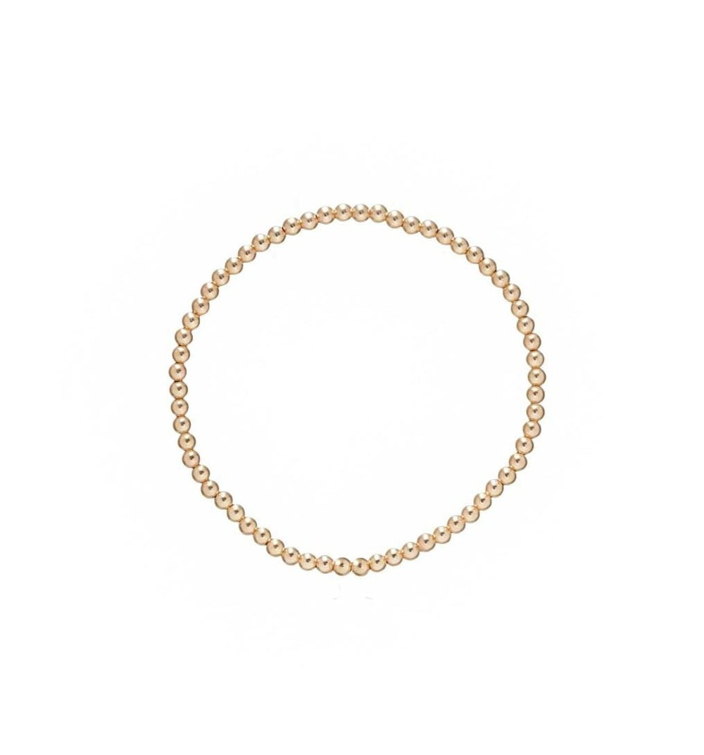 ENewton Gold 3mm Bead Bracelet - Gabrielle's Biloxi