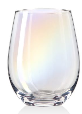 Iridescent Stemless Wine Glass - Gabrielle's Biloxi