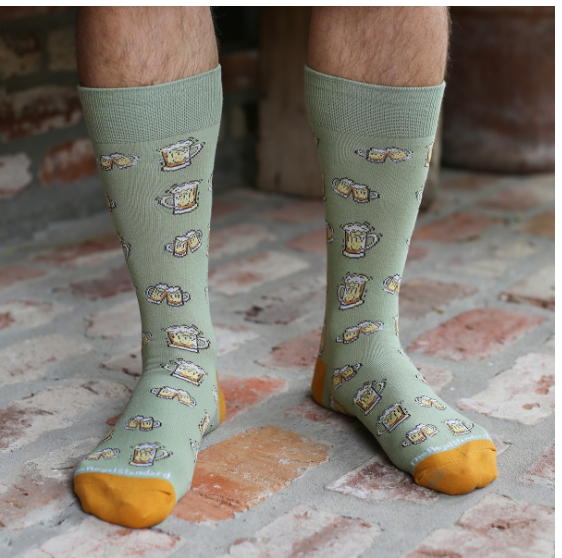Men's Beer Cheers Socks - Gabrielle's Biloxi