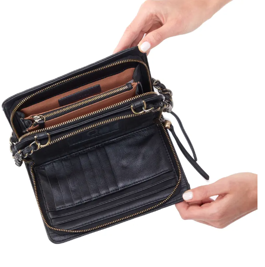 Hobo Accord Medium Shoulder - Black - Gabrielle's Biloxi