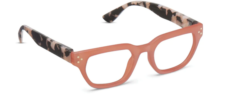 Peepers Flora - Coral / Black Marble - Gabrielle&