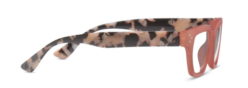 Peepers Flora - Coral / Black Marble - Gabrielle&