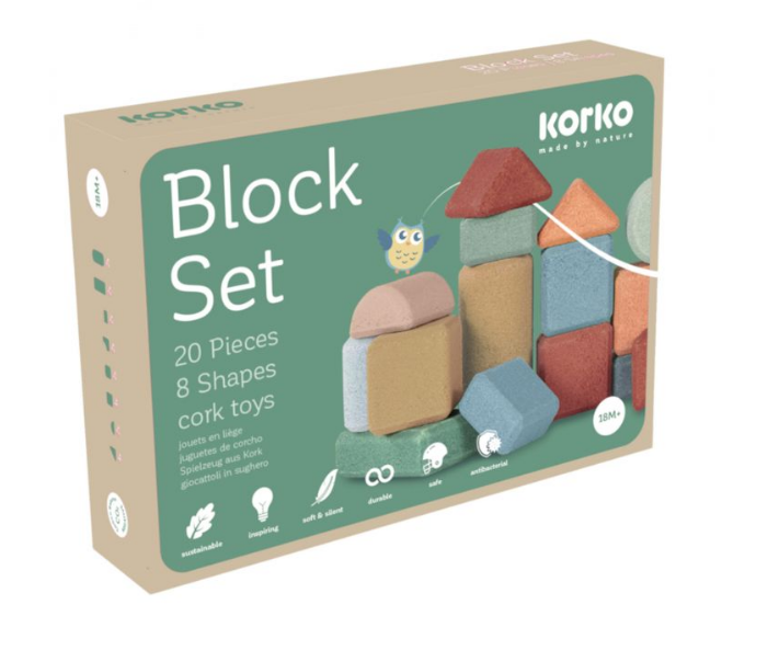 Korko Starter Block Set 20 Pieces - Gabrielle&