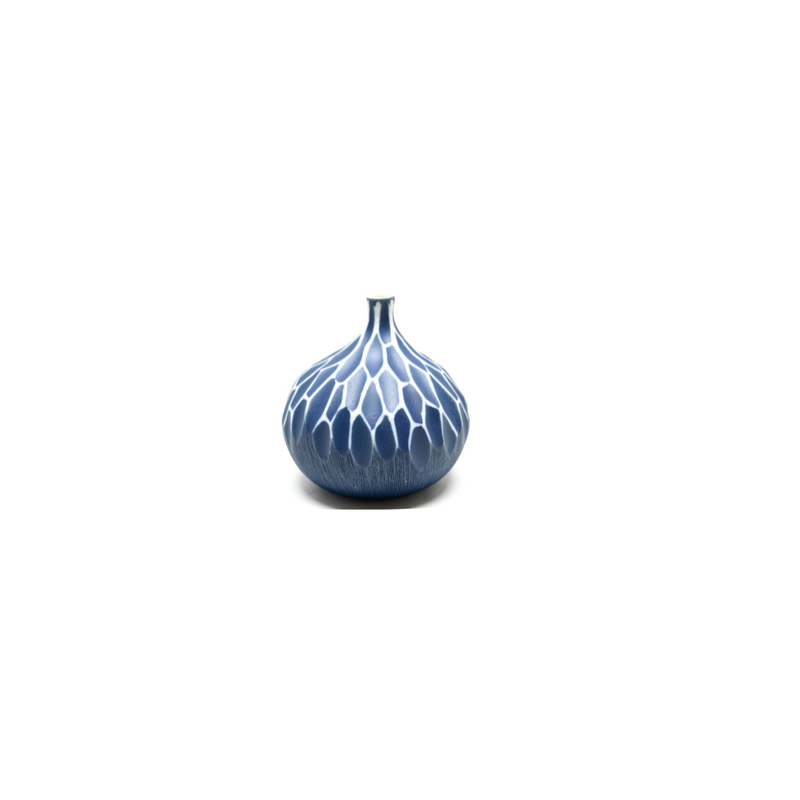 Blue Congo Vase 2" - Gabrielle&