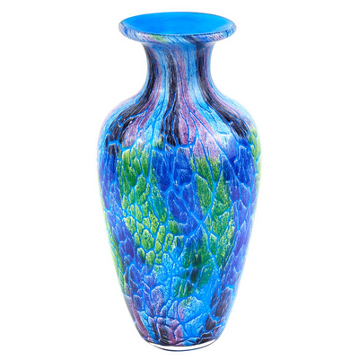 Cool Firestorm Vase 10" - Gabrielle's Biloxi