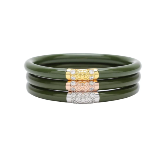 BuDhaGirl Three Kings Bangles Jade Medium - Gabrielle's Biloxi