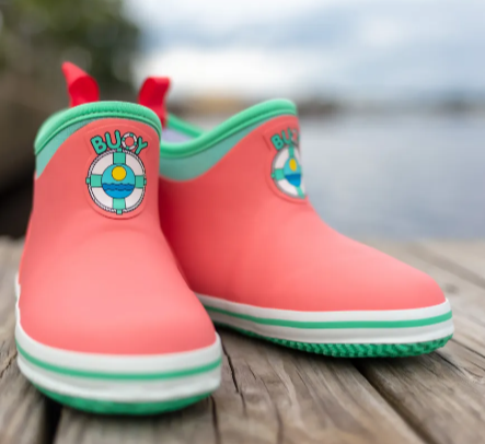 Buoy Boot - Coral / Seafoam - Gabrielle's Biloxi