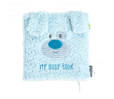 Demdaco Buckle and Snap Busy Book - Puppy - Gabrielle's Biloxi