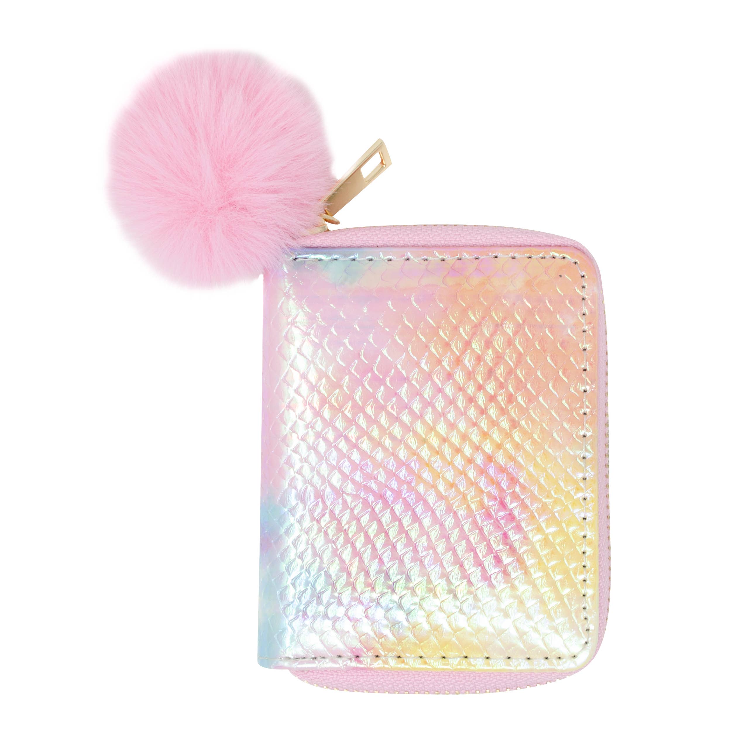 Shiny Tie Dye Mermaid Scale Wallet - Gabrielle's Biloxi
