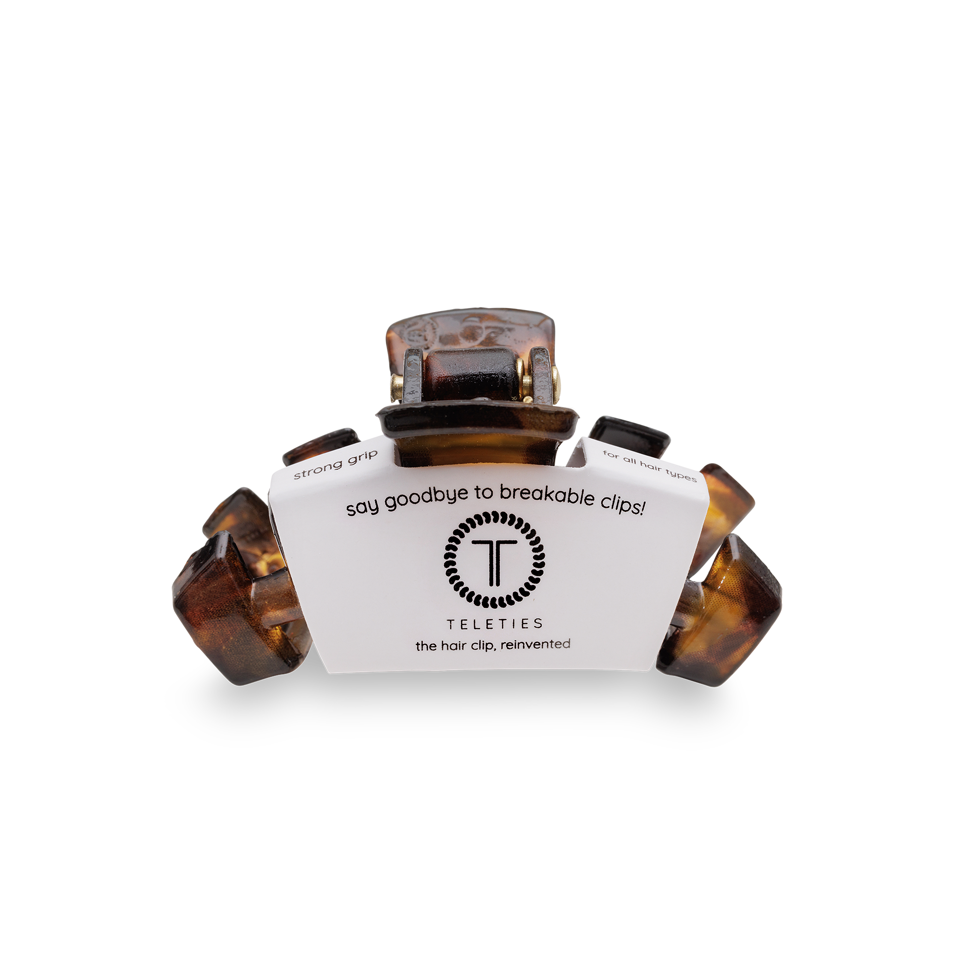 Teleties Tiny Hair Clip -  Tortoise - Gabrielle's Biloxi