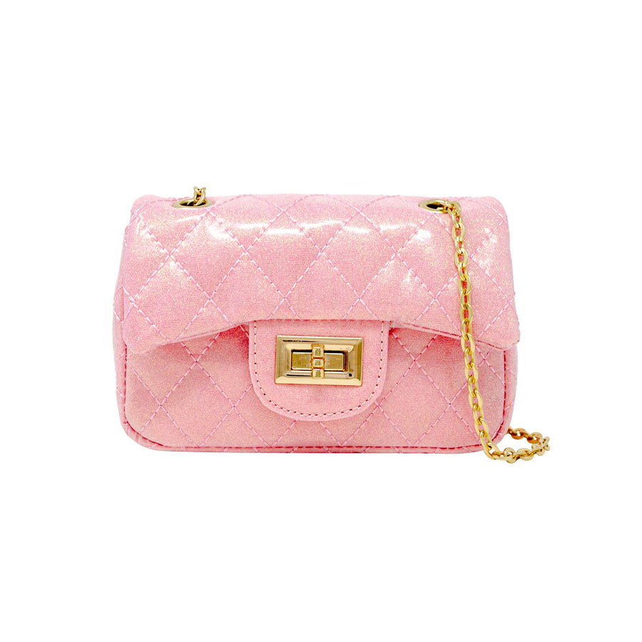 Kids Classic Quilted Sparkle Mini Purse - Pink Lemonade - Gabrielle's Biloxi