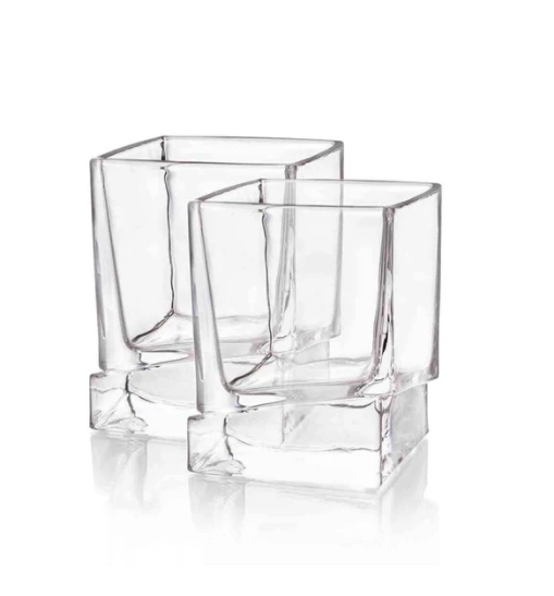Carre Whiskey Old Fashioned Glasses - Gabrielle&