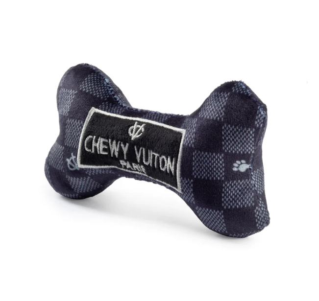 Black Checker Chewy Vuiton Bone - Gabrielle's Biloxi