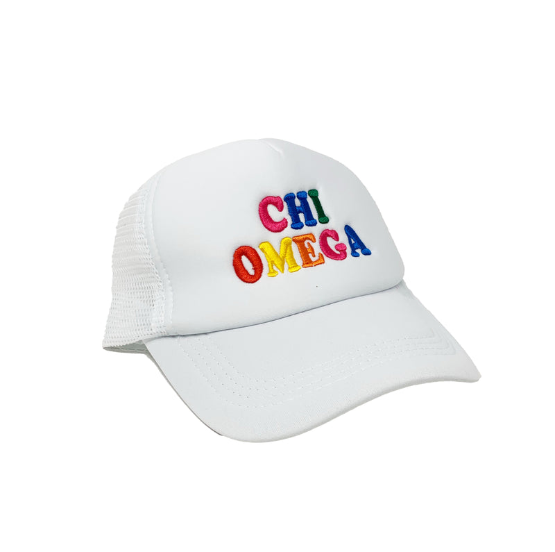 Trucker Hat - Chi Omega - Gabrielle&