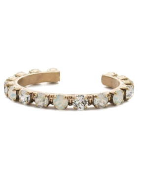 Sorrelli Riveting Romance Cuff Bracelet Crystal Lace - Gabrielle&