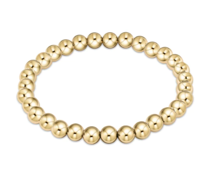 ENewton Classic Gold 6mm Bead Bracelet - Gabrielle's Biloxi