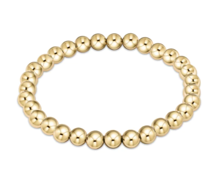 ENewton Classic Gold 6mm Bead Bracelet - Gabrielle&
