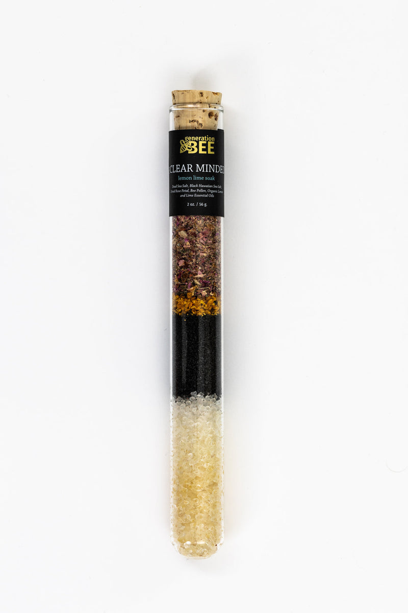 Generation Bee Soaking Salt Vial - Bee Clear Minded - Gabrielle&
