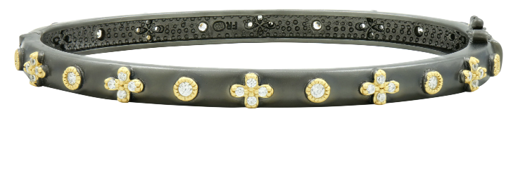 Freida Rothman Clover Hinge Bangle - Gabrielle's Biloxi
