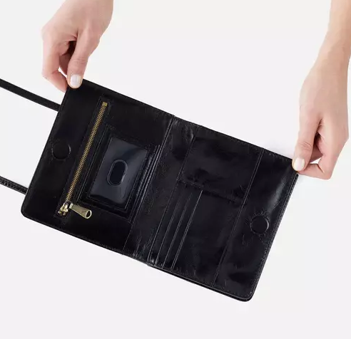 Hobo Jill Wallet CrossBody-Black - Gabrielle's Biloxi