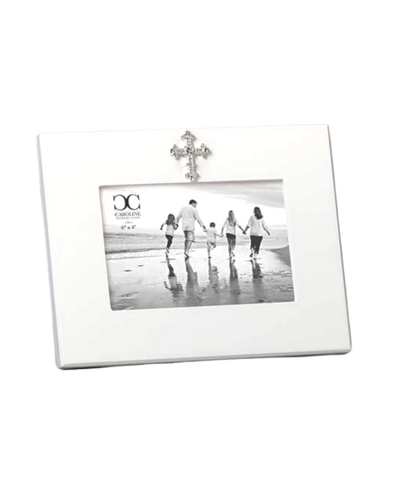 White Frame with Cross - Gabrielle&