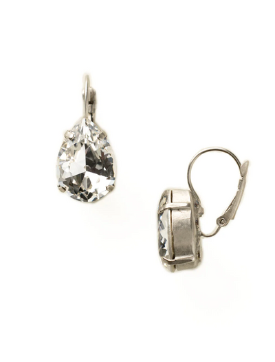 Sorrelli Classic Teardrop Stud Earrings Crystal - Gabrielle's Biloxi