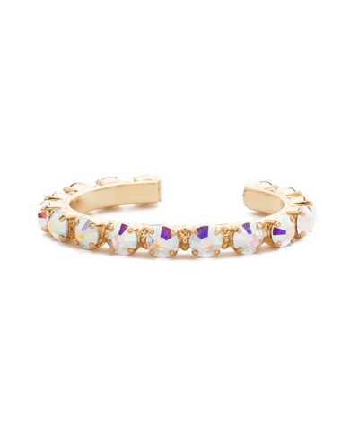 Sorrelli Riveting Romance Cuff Bracelet Crystal Aurora Borealis - Gabrielle's Biloxi