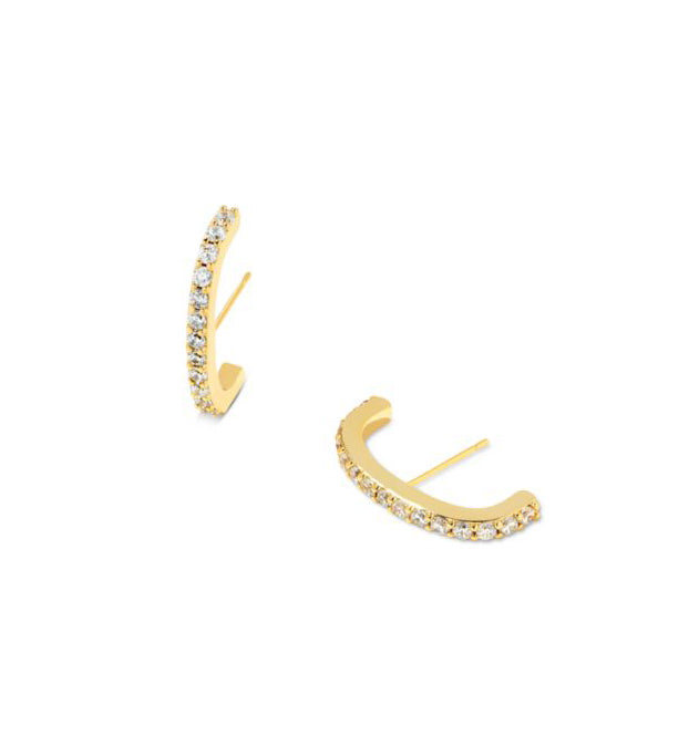 Kendra Scott Adeline Earring Cuff Gold - Gabrielle's Biloxi