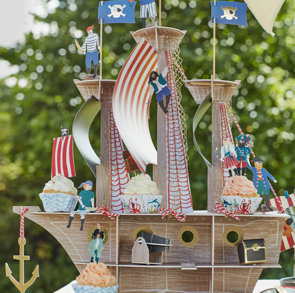 Meri Meri Pirate Ship Cupcake Kit - Gabrielle's Biloxi
