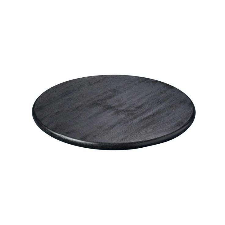 Black Mango Wood Lazy Susan