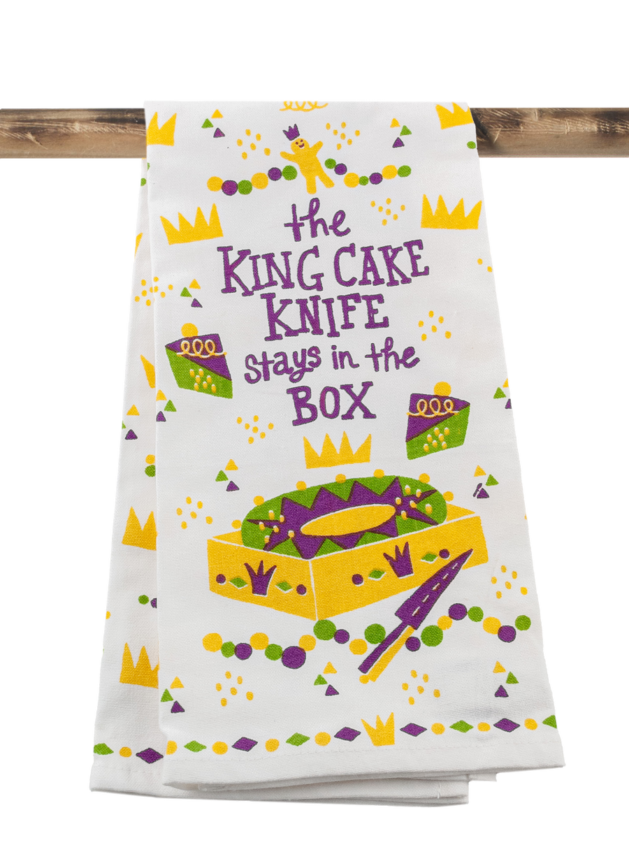 Kitchen Towel - The King Cake Knife - Gabrielle's Biloxi