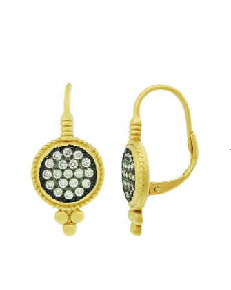 Freida Rothman Leverback Earring - Gabrielle's Biloxi
