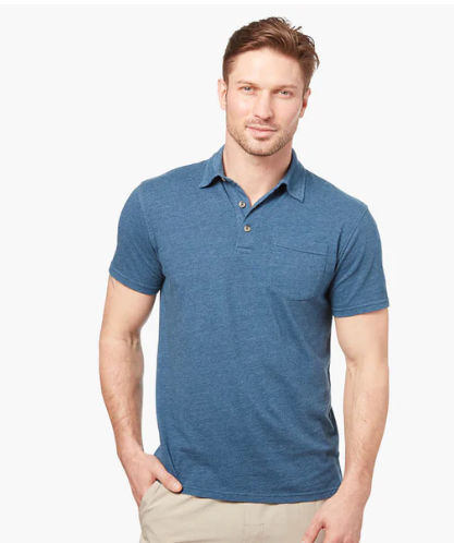 Fair Harbor The Atlantic Polo - Dark Denim - Gabrielle's Biloxi