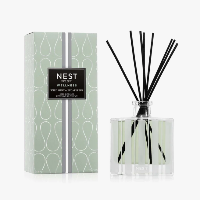 Nest Reed Diffuser - Wild Mint & Eucalyptus - Gabrielle's Biloxi
