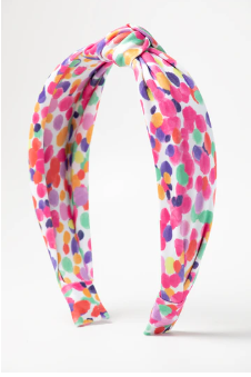 Top Knot Headband Dot Me Crazy - Gabrielle's Biloxi
