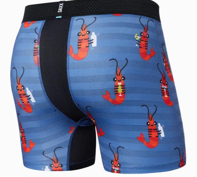 Saxx DropTemp Cool Mesh BB Fly - Shrimp Cocktail - Gabrielle's Biloxi