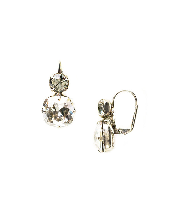 Sorrelli On the Edge Earring Antique Silver Shade - Gabrielle's Biloxi