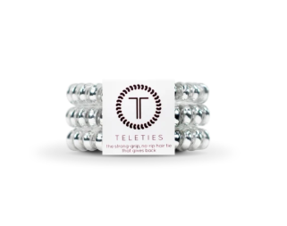 Teleties - Small in Electric Silver - Gabrielle&