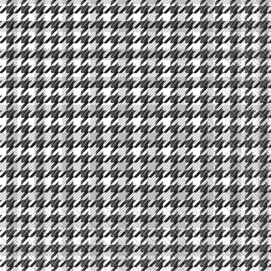 Glen Black/White Paper Lunch Napkin - Gabrielle's Biloxi