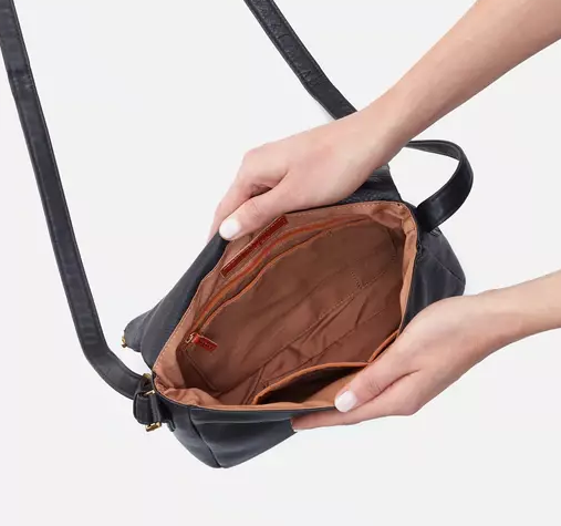 Hobo Fern Messenger-Black - Gabrielle's Biloxi