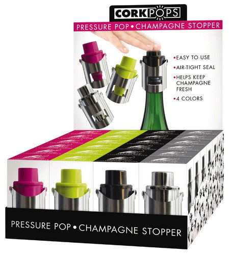 Pressure Pop Champagne Stopper - Gabrielle&