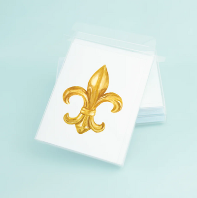 Fleur de Lis Cards - Box of 8 - Gabrielle's Biloxi