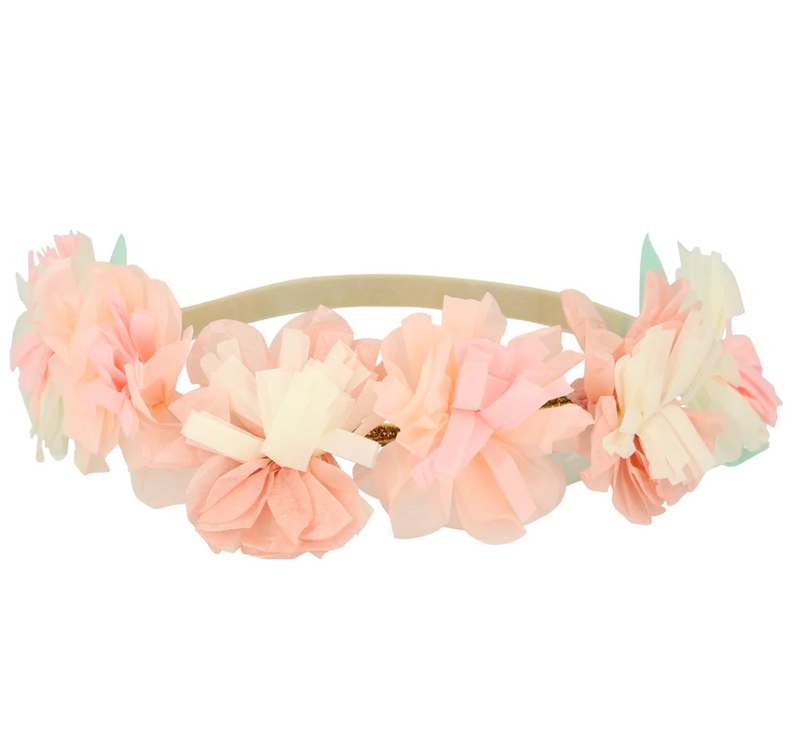 Meri Meri Pink Blossom Crowns - Gabrielle&
