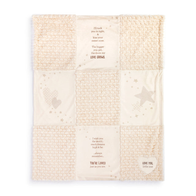 Demdaco Tuck You in Wishes Blanket-Neutral - Gabrielle's Biloxi
